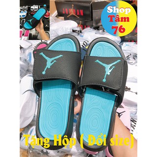 DÉP QUAI NGANG  jordan JD HYDRO 6 nam nữ (Tặng Hộp) - dép nam - dép nữ - dép đi chơi