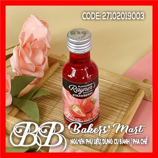 Hương mùi dâu strawberry hiệu rayner's - chai 28ml