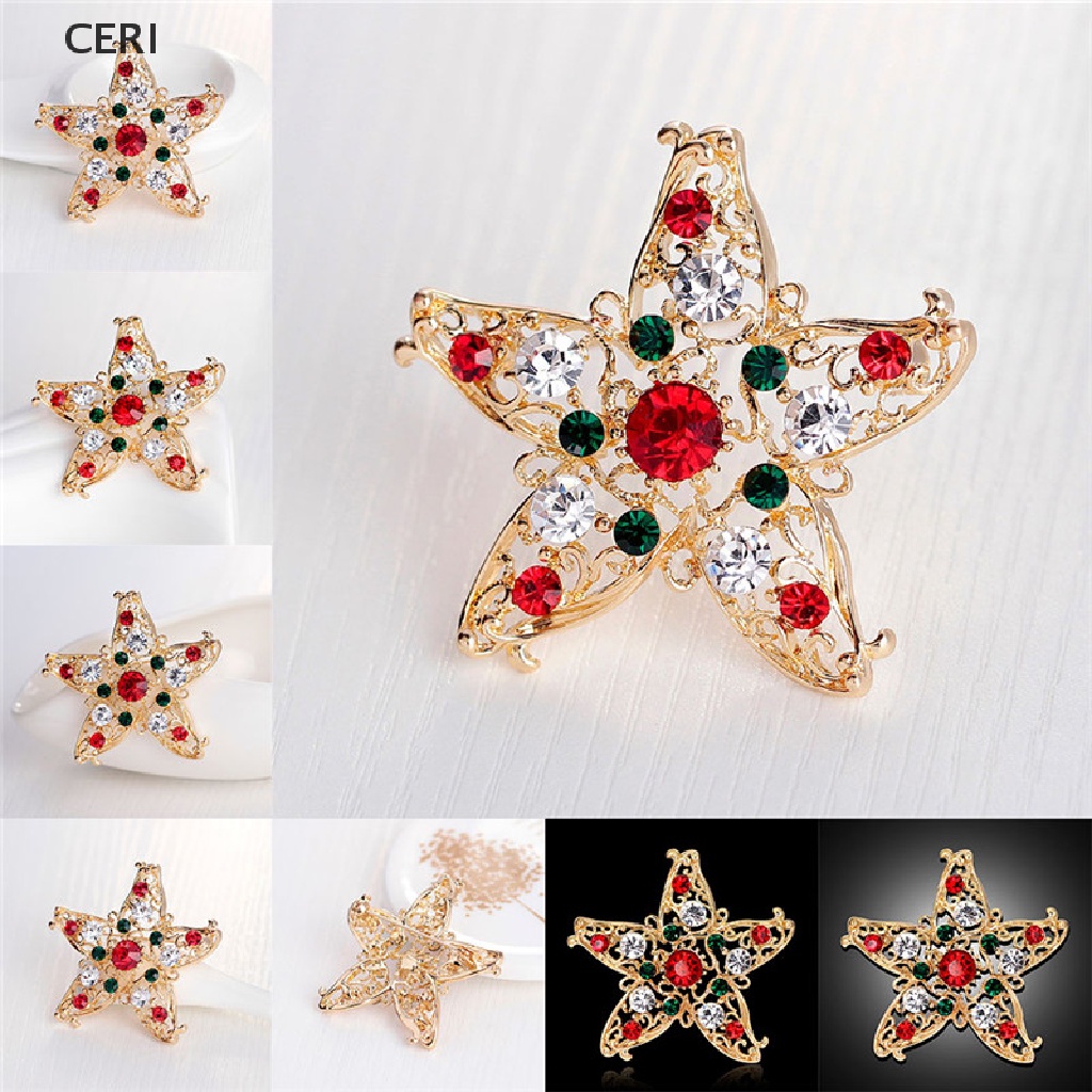 1 Ghim Cài Áo Hình Người Tuyết / Ngôi Sao Đính Đá Thời Trang Ghim Cài Áo Hình Vòng Hoa / Người Tuyết / Trái Tim Đính Đá Nhân Tạo Thời Trang Cho Chr Đính Đá