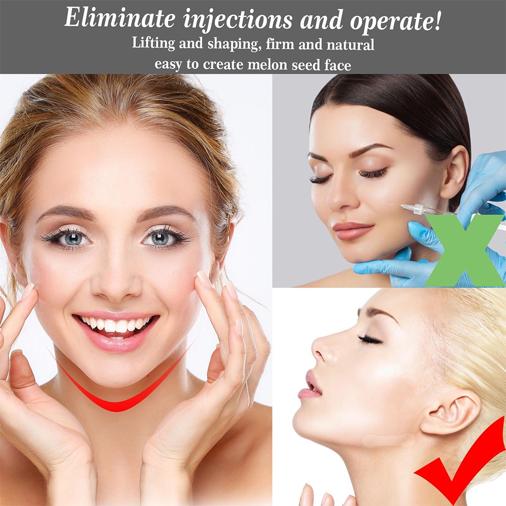 Set 100 Miếng Dán Nâng Cơ Mặt Tạo Khuôn Mặt Chữ V Thon Gọn