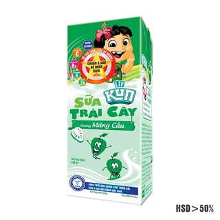 Kun sữa trái cây mãng cầu 180ml thùng 48 hộp