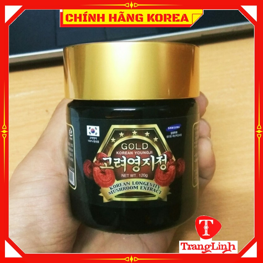 Cao linh chi hộp gỗ đen 3 lọ x 120gr - Cao linh chi hàn quốc chính hãng - tranglinhkorea