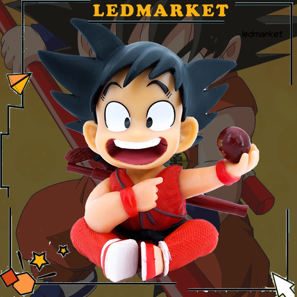Gấu Bông Mô Hình Goku Anime Dragon Ball Bằng PVC Dễ Thương