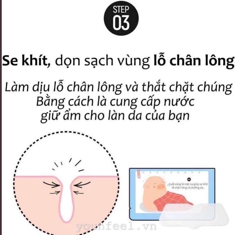 Miếng dán lột ủ mụn 3 con heo MGDD 3 Steps Hàn Quốc