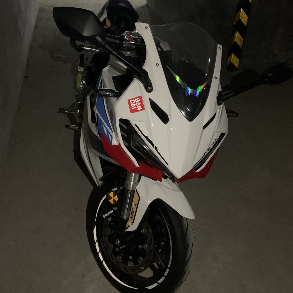 BANDAI Sticker Jdm Xe phản quang Dán xe máy JDM Mũ bảo hiểm xe máy Decal