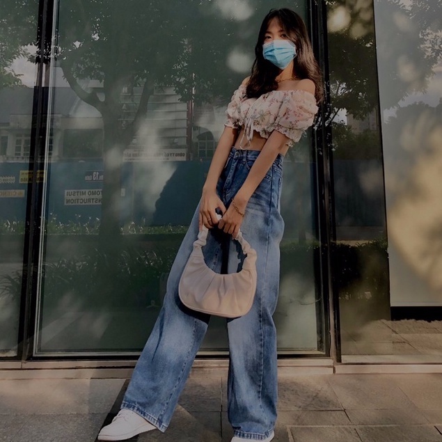 Túi xách nữ cầm tay kẹp nách đeo vai da dày dây nhúm Hot Trend trẻ trung sang chảnh CV36