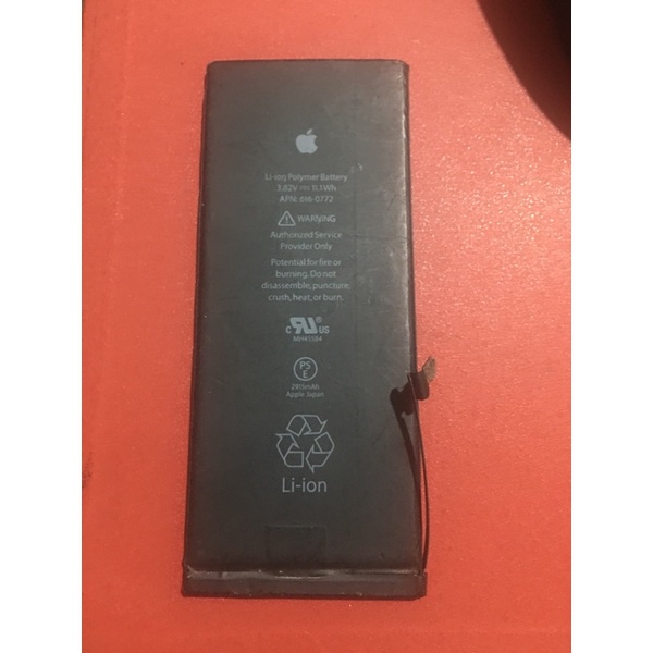 pin iphone 6plus cũ còn sử dụng tốt.