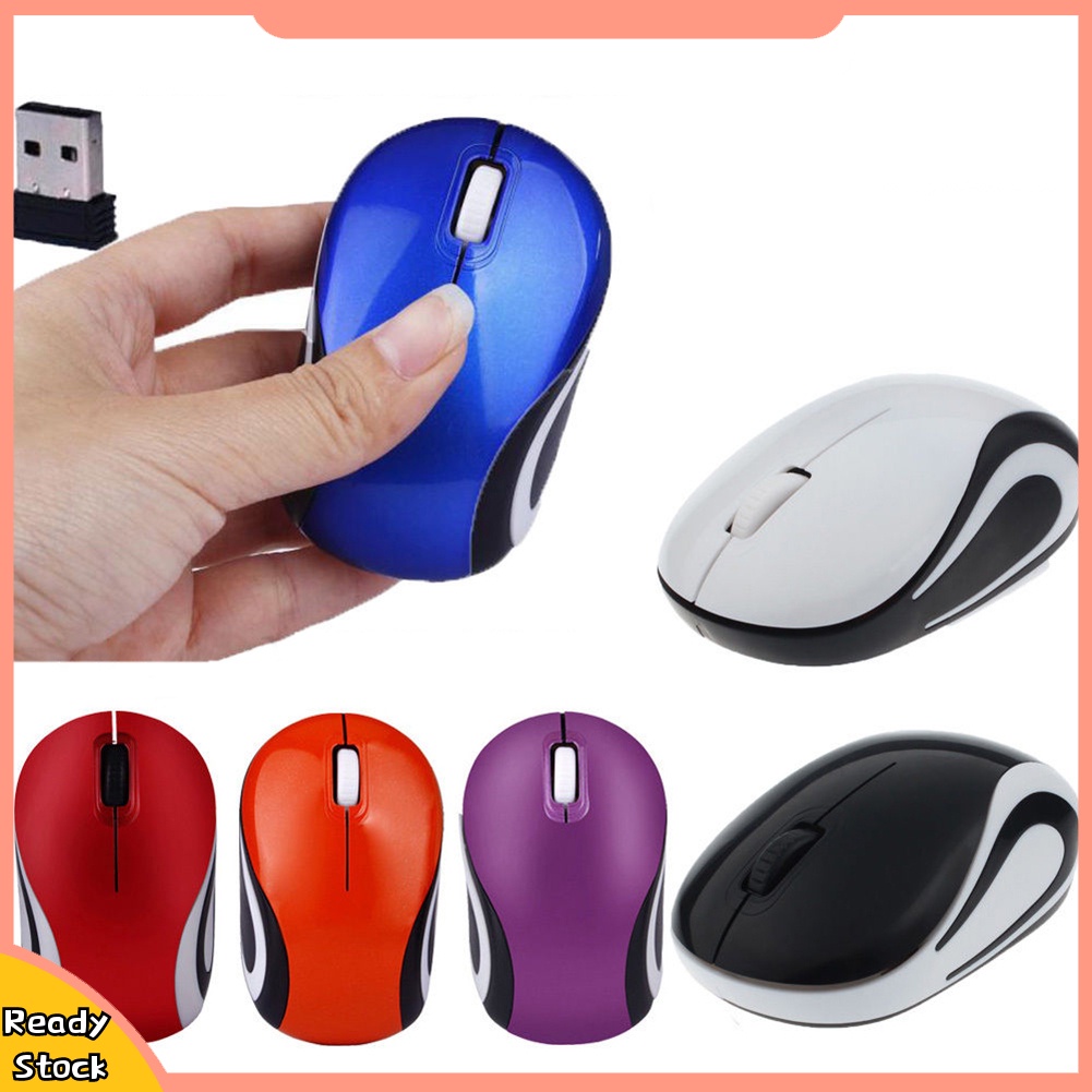 Chuột không dây mini 2.4 GHz 800-1600 DPI cho máy tính xách tay/ notebook