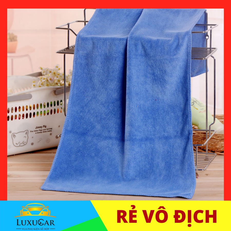 Khăn Lau Xe Chuyên Dụng Mềm Mịn Thấm Hút Nước Dành Cho Xe Hơi, Oto,Xe Máy-Loại Mỏng