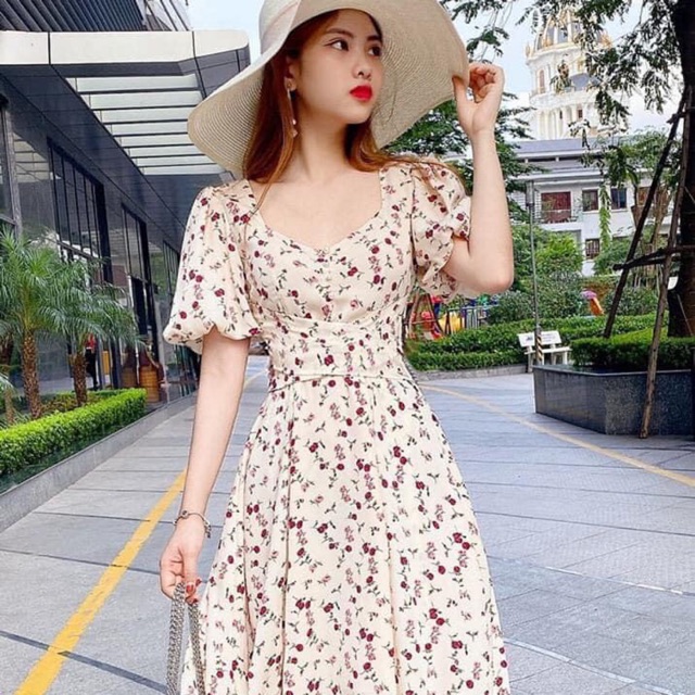 Đầm hoa nhí sang chảnh
