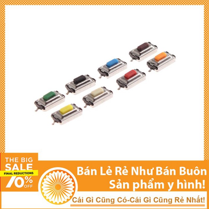 Nút Nhấn 2 Chân 3X6X2.5MM SMD-TRẮNG