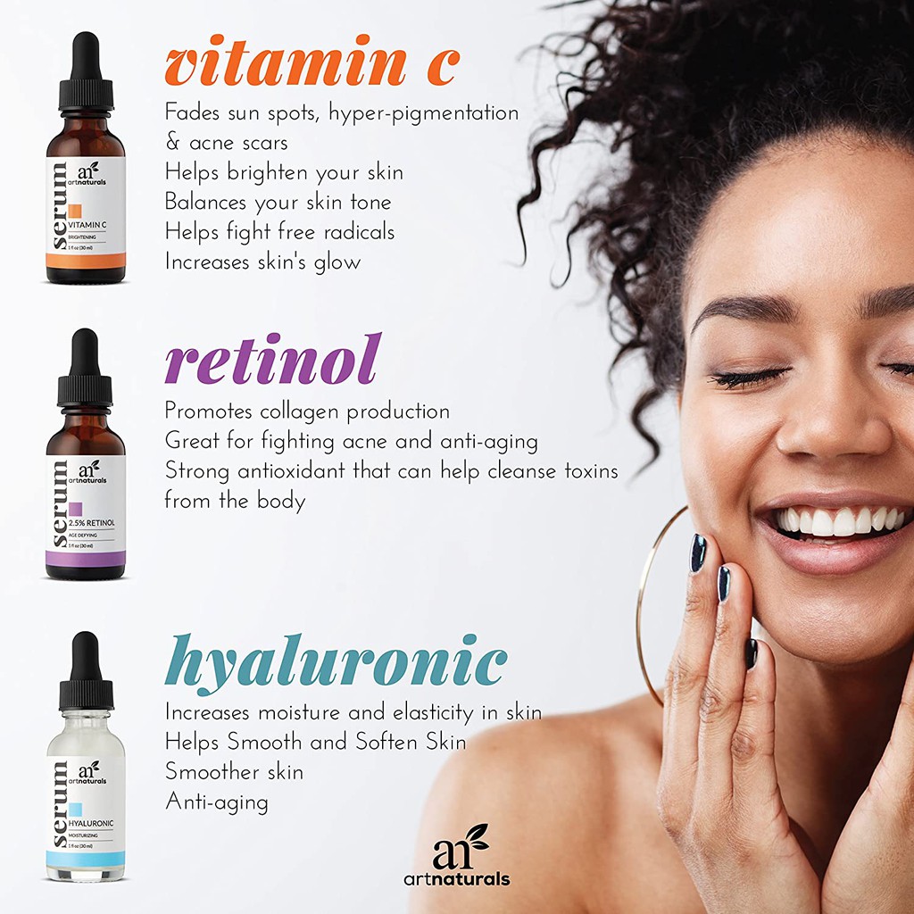 Serum Vitamin C artnaturals. Tái tạo da, cân bằng sắc tốc trên da. USA, 30ml