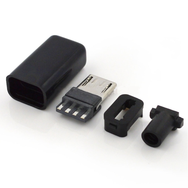 Bộ Đầu Nối Hàn 5 Pin USB 2 0 Male Plug Type-C Sửa Chữa Đồ Thủ Công