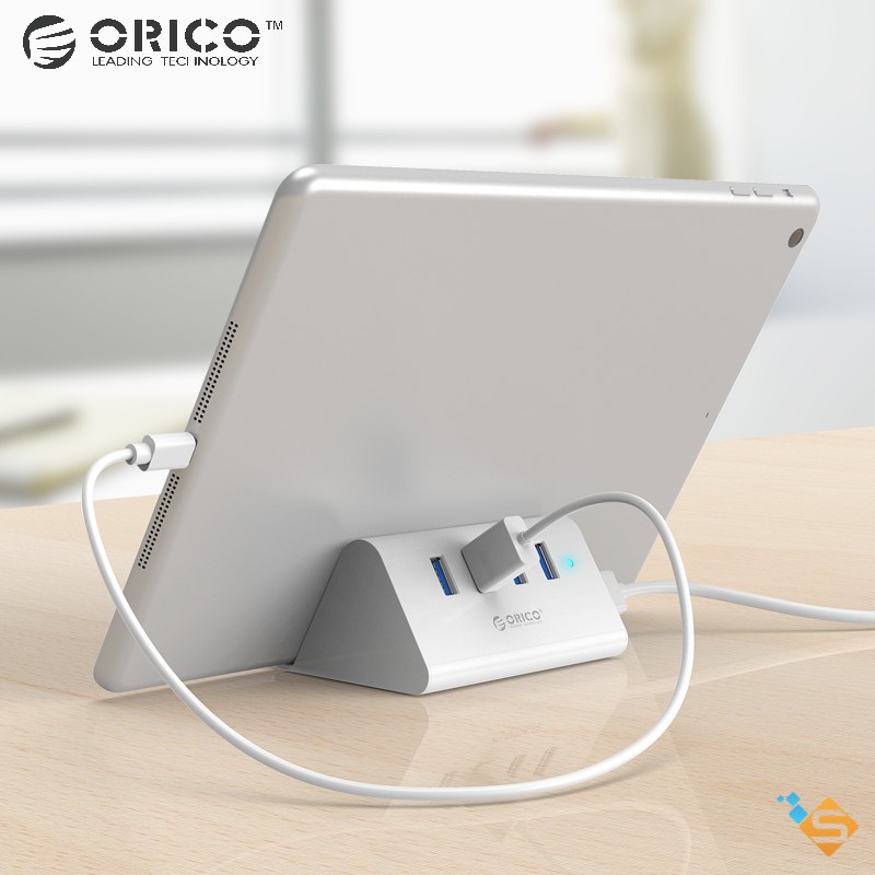 Bộ Chia Cổng USB HUB ORICO 4 Cổng USB 3.0 Có Chân Đế SHC-U3 - Bảo Hành Chính Hãng 1 Năm