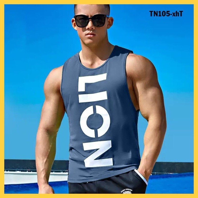 [Freeship] Áo thun nam ba lỗ tanktop thời trang vải sợirễ tre