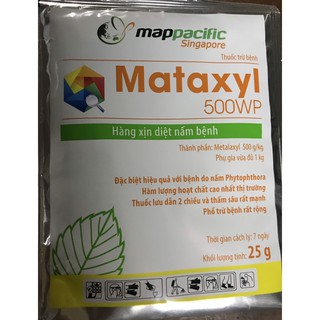 Mataxyl 500WP diệt nấm bệnh cây trồng - gói 25g