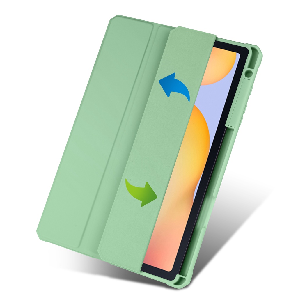 Bao Da PU Máy Tính Bảng Nắp Lật Nam Châm Chống Sốc Cho Samsung Galaxy Tab S6 Lite 10.4 SM-P610 P615 / 2022 SM-P613 P619