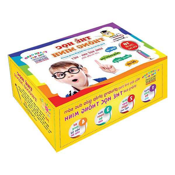 Bộ thẻ học thông minh 412 thẻ, đồ chơi thông minh 16 chủ đề tiếng anh tiếng việt cho bé