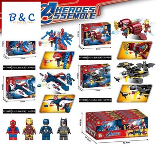 Bộ Đồ Chơi Lego Minecraft - Minecraft Avenger - Minecraft 4 In 1 - Chiến Binh Avenger - Mã SY1445