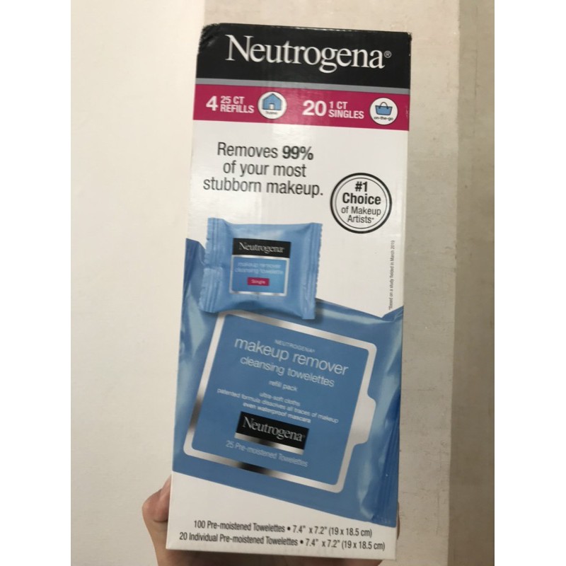 Set lớn KHĂN GIẤY TẨY TRANG NEUTROGEN