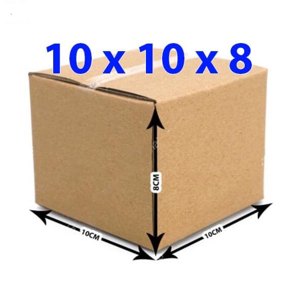40 hộp carton 10x10x8 , hộp giấy gói hàng, hộp COD
