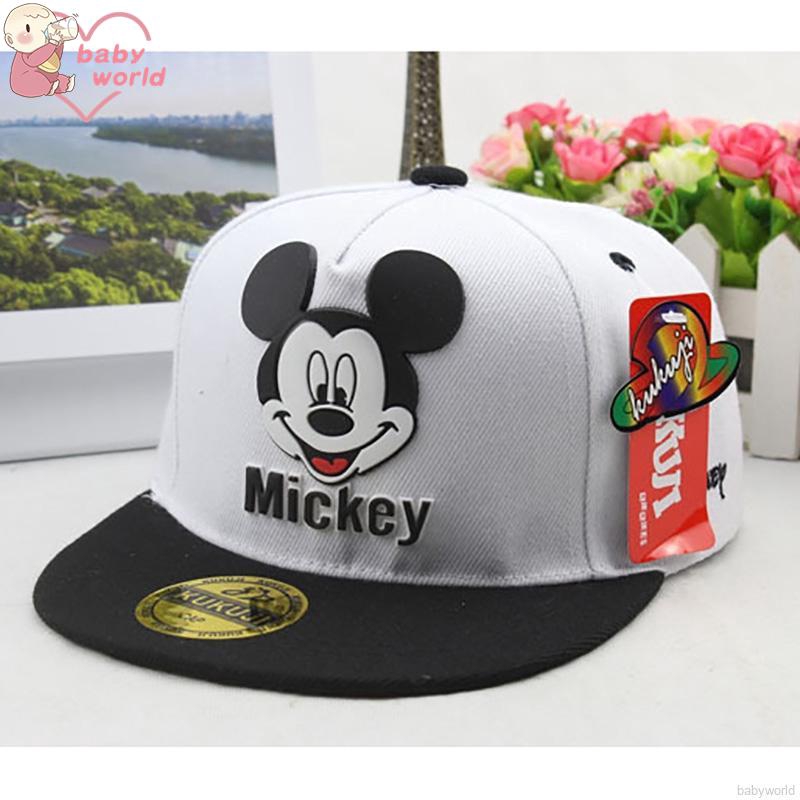 Mũ lưỡi thẳng hình Mickey xinh xắn cho bé