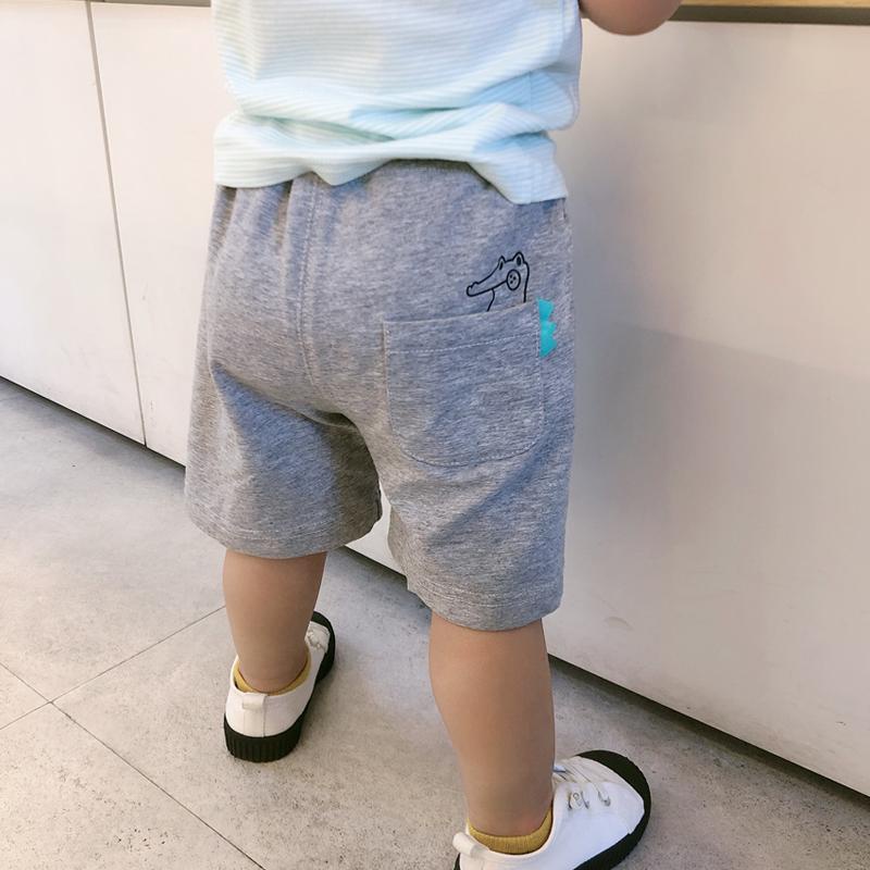 Quần Short Thể Thao Dáng Rộng In Hoạt Hình Kiểu Hàn Quốc Thời Trang Mùa Hè Cho Bé Trai