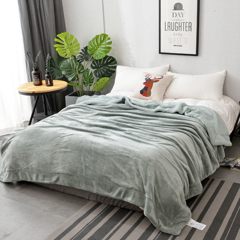 Chăn lông tuyết Muji xuất Nhật  kích thước 2m x 2m3