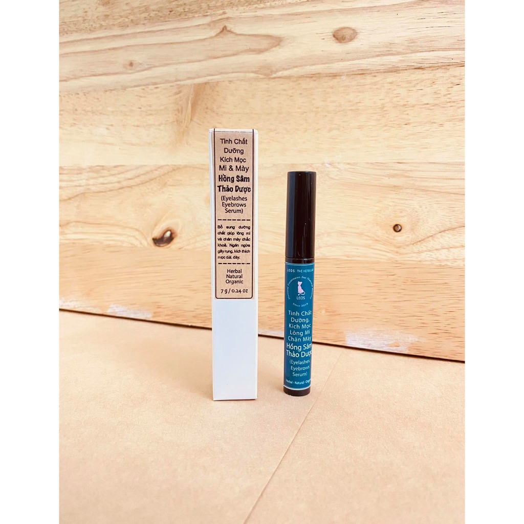 Tinh Chất Dưỡng, Kích Mọc Lông Mi và Mày Hồng Sâm Thảo Dược - HANDMADE by LEOS - The Herb Lab | BigBuy360 - bigbuy360.vn