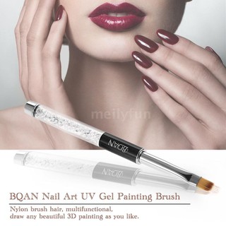 1pc BQAN Nail Art UV Gel Painting Pen Brush Nail Art Gradient Color Brush Acrylic UV Gel Polish 3D Tips Effect Design