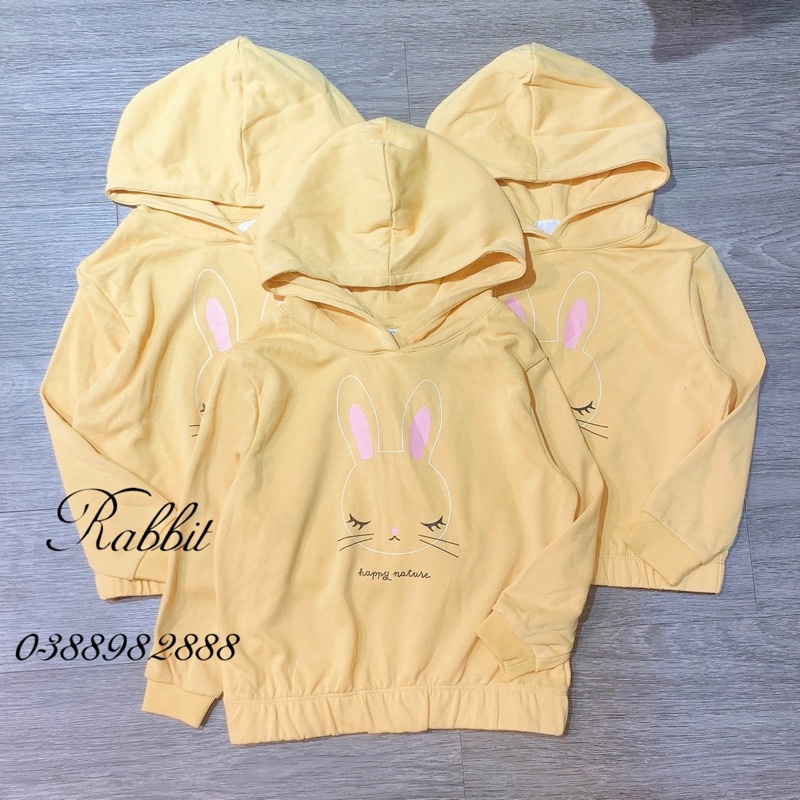 Áo hoodie thỏ vàng