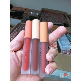 Set 3 cây Son kem lì HERORANGE