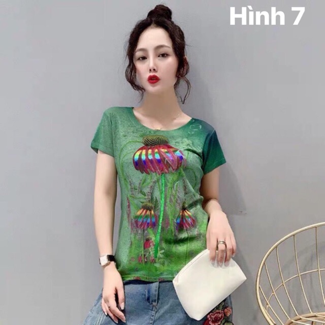 [HÀNG ORDER] Áo thun nữ hoạ tiết in 3D hai mặt cực phong cách  hàng nhập QC cao cấp kèm ảnh thật minh hoạ | BigBuy360 - bigbuy360.vn