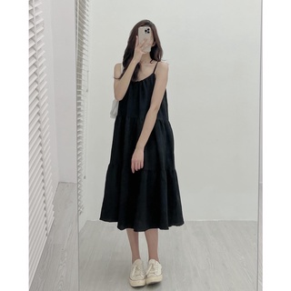 V6086 Váy xốp 2s midi Audrey