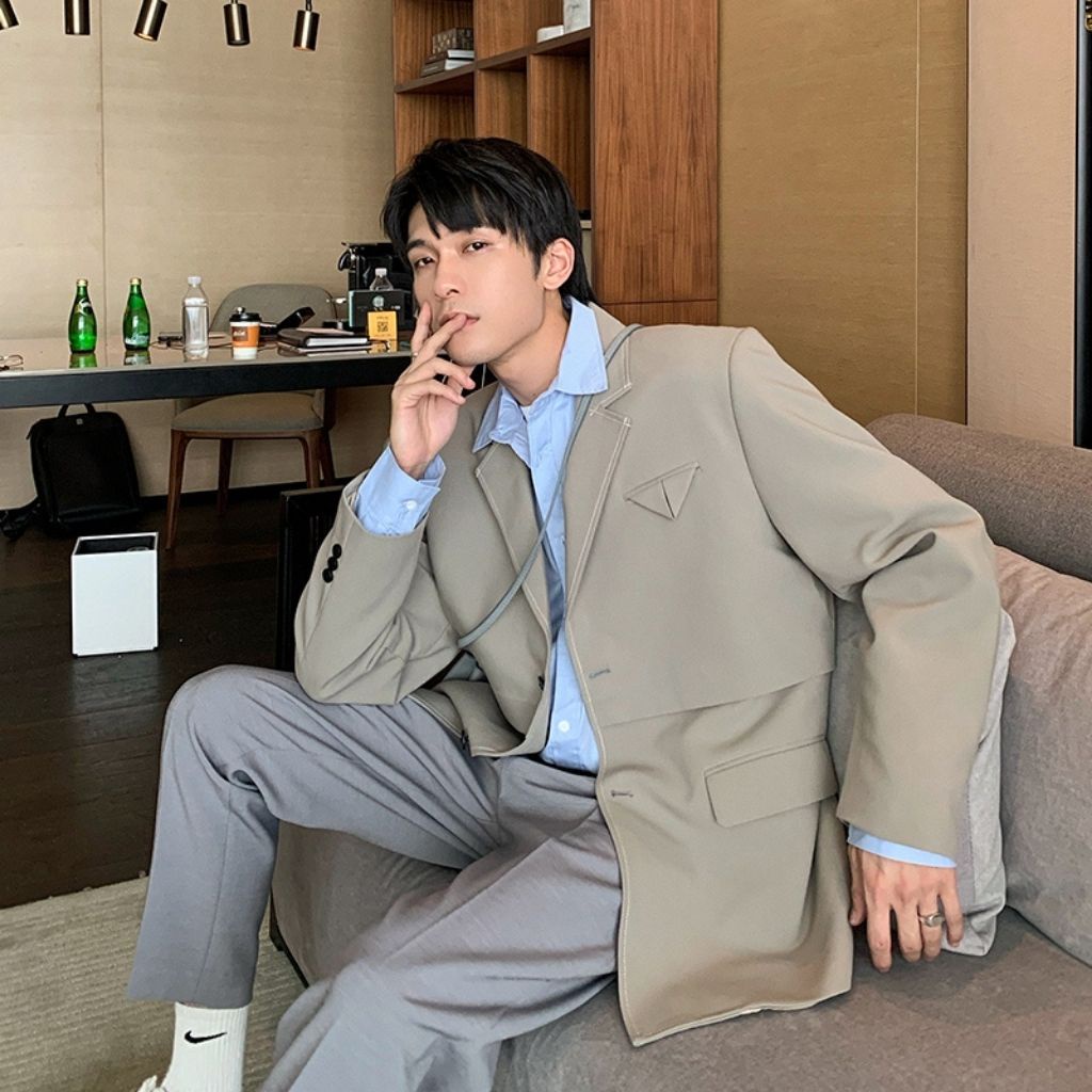 Áo Blazer Tunoma áo khoác nam nữ unisex phong cách Hàn quốc AB001
