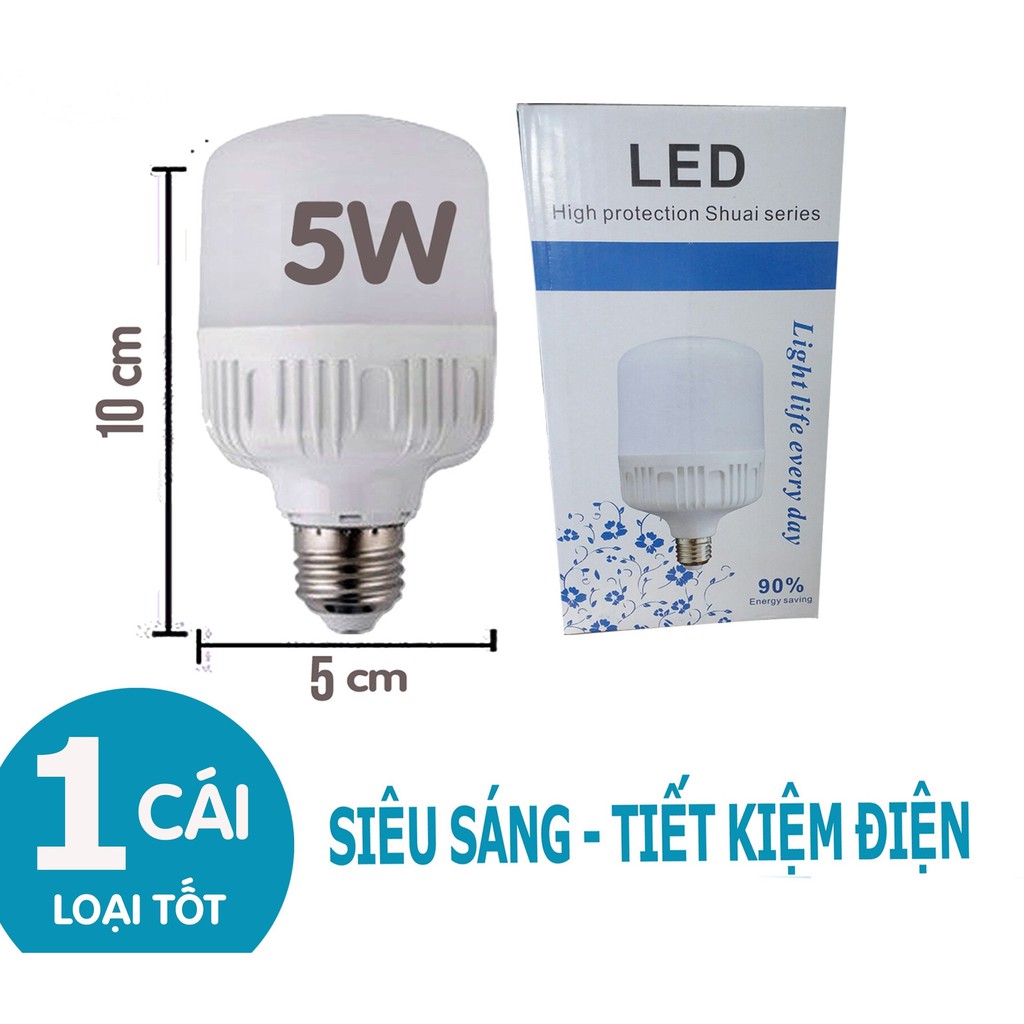 Bóng led trụ  5W/8W/20W/30W/40W/50W đuôi E27