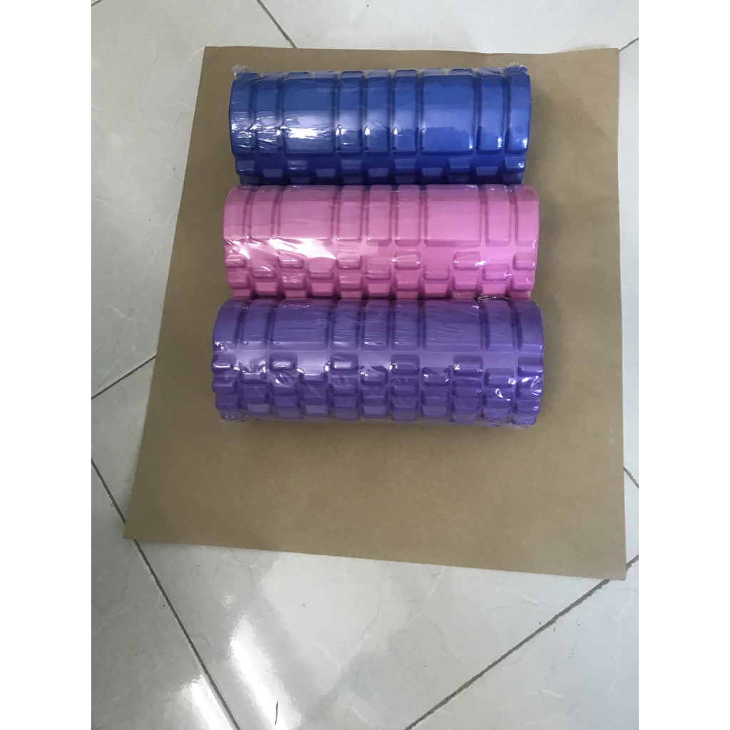 Ống lăn giãn cơ MASSAGE FOAM ROLLER cho cơ thể thư giãn dụng cụ tập yoga và gym- dụng cụ hỗ trợ tập yoga + gym