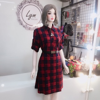 Váy Sơmi kẻ