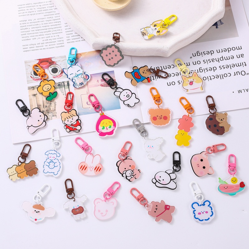 Ghim cài áo thiết kế hình hoạt hình phong cách Hàn Quốc dễ thương