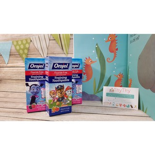 KEM ĐÁNH RĂNG NUỐT ĐƯỢC ORAJEL (3M-4Y)