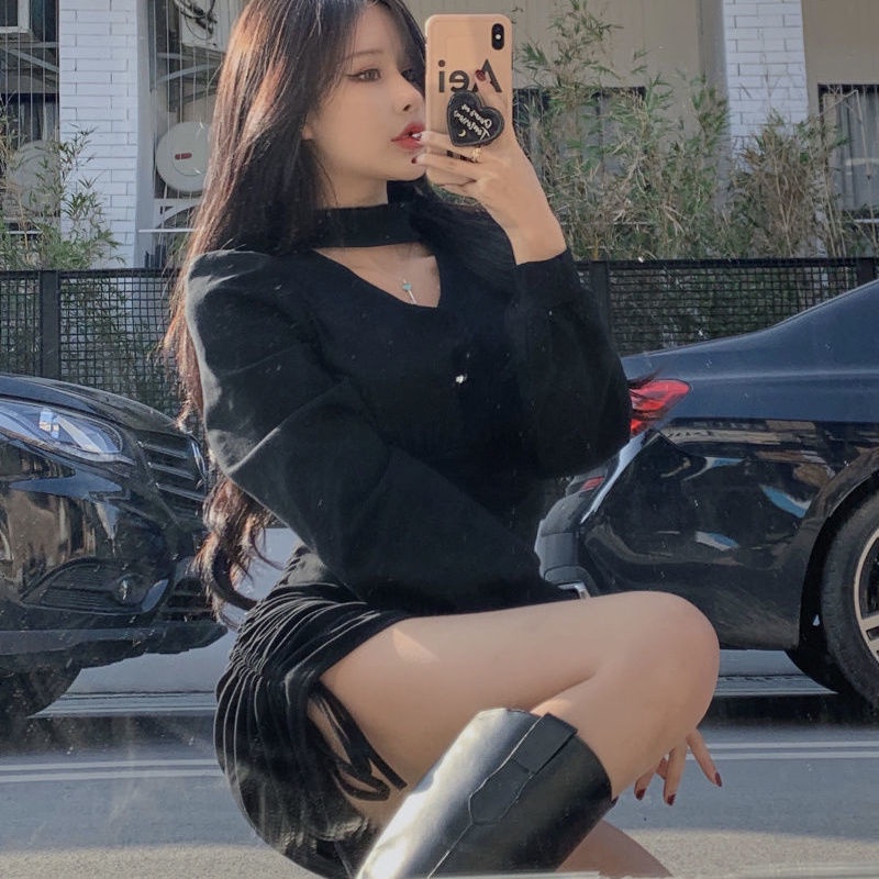 ❤Váy babydoll Đầm Thiết Kế Mới Xinh Xắn Thời Trang Mùa Xuân Thu Dành Cho Nữ