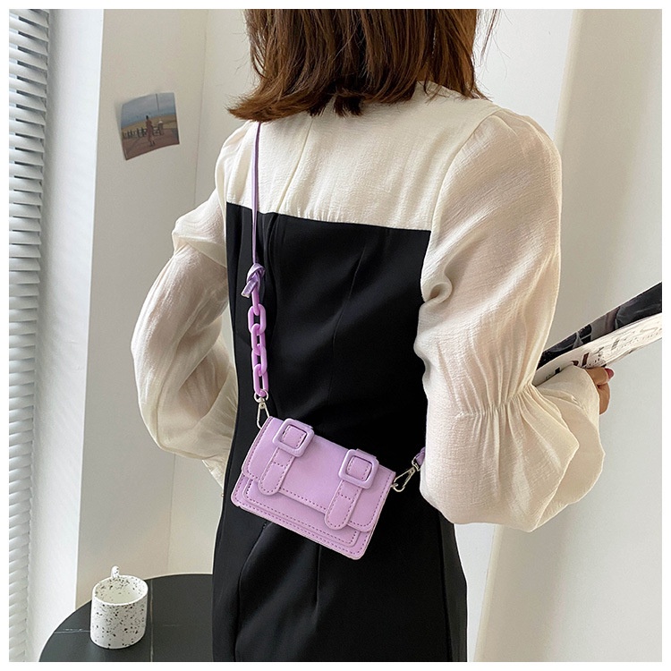 Túi Đeo Chéo Mini Hình Vuông Phong Cách Hàn Quốc Thời Trang Mùa Hè 2021