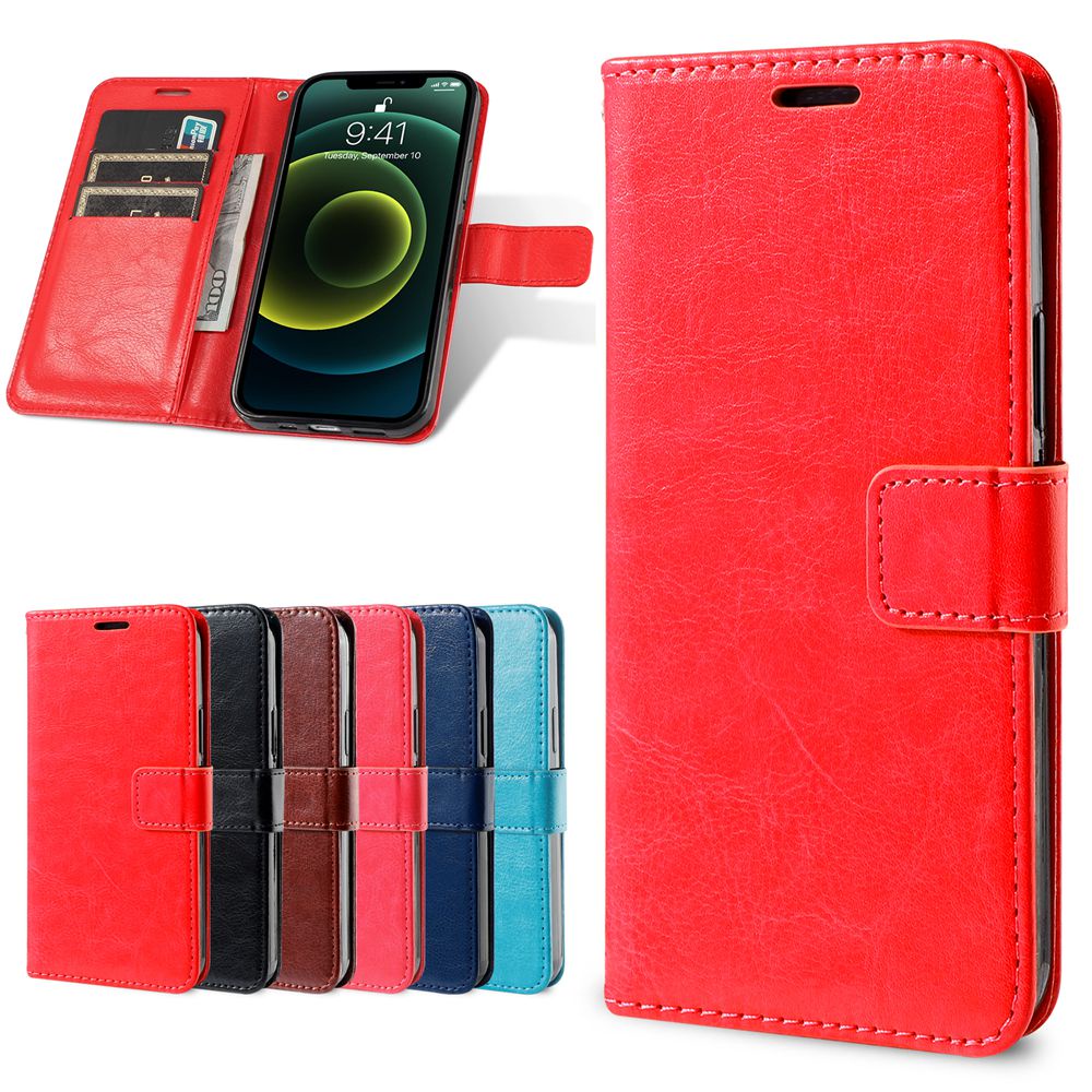 Bao da điện thoại nắp lật từ tính phối Silicon mềm mỏng tích hợp ví cho Samsung Galaxy S3 S4 S5 Mini