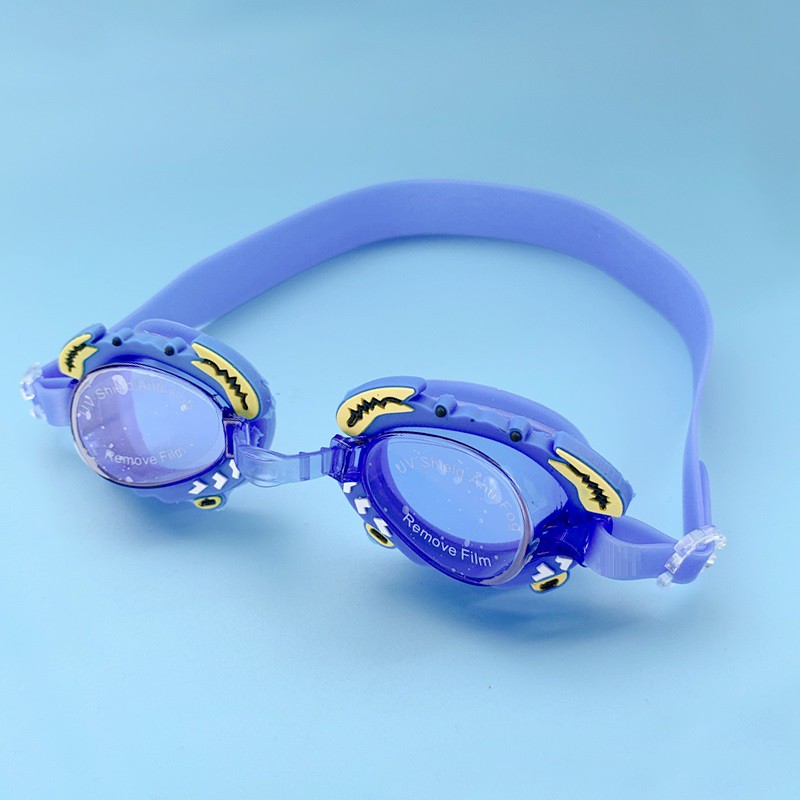 Kính bơi trẻ em, kính bơi cho bé kèm mũ bơi, bịt tai kẹp mũi, kiếng bơi chống tia UV, chống sương mờ