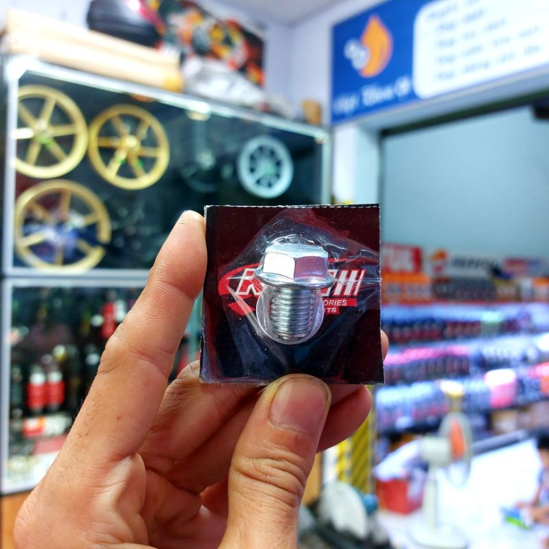 Ốc nhớt nam châm Kozi cho các dòng xe Honda đầu ren 12mm
