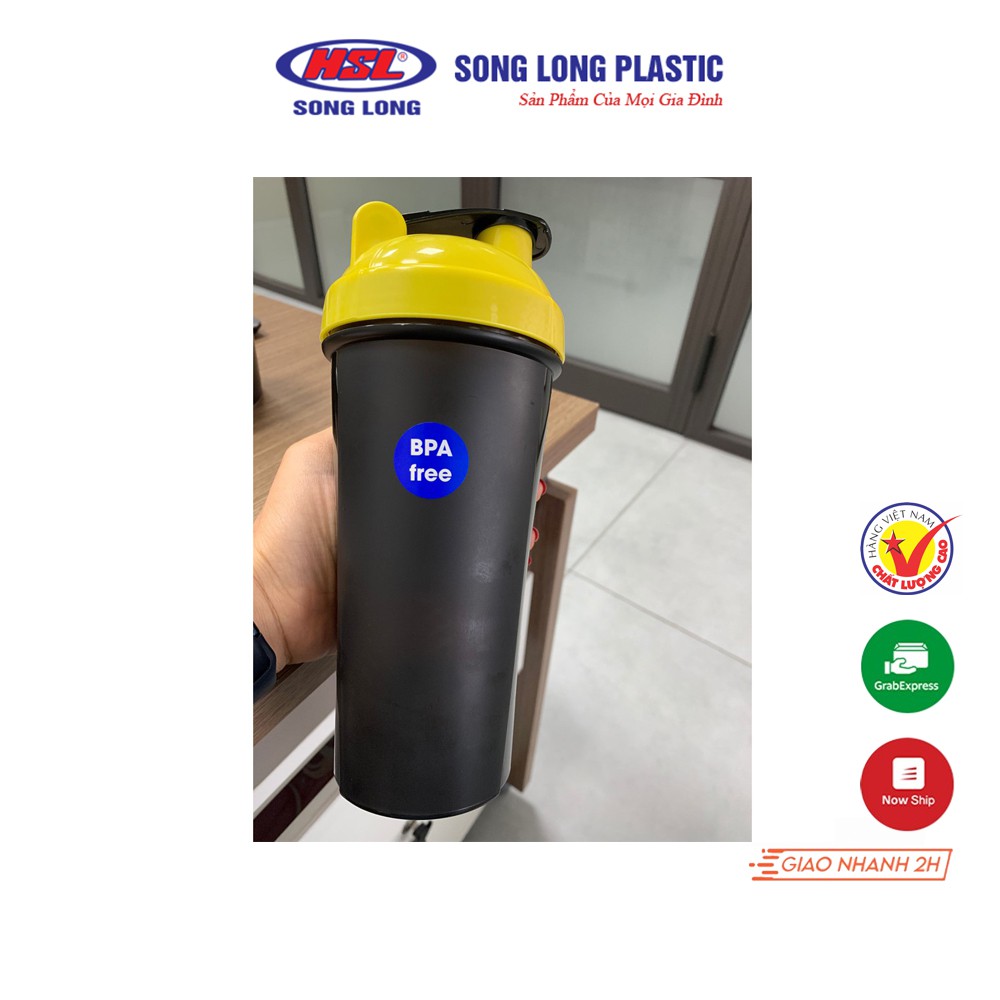 Bình Lắc Shaker Tập Gym Cao Cấp Song Long Plastic 2856 - 700ML