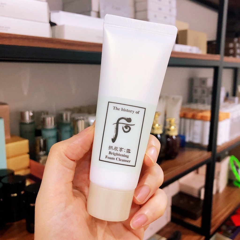 Sữa Rửa Mặt Làm Trắng Da Hoàng Cung Whoo Brightening Foam Cleanser 100ml