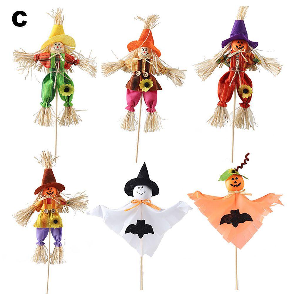 JANE Set 6 Bù Nhìn Hoạt Hình Trang Trí Halloween