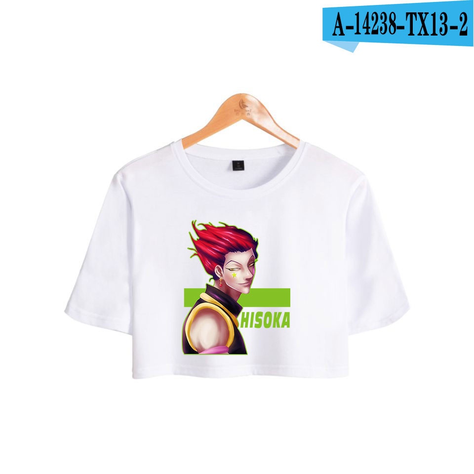 Áo Thun Crotop Form Rộng Tay Ngắn Chất Cotton Mền Mại In Hình HISOKA Ulzzang Style Hàn Quốc TTT0126