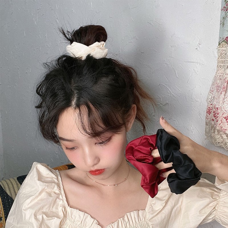 Thun buộc tóc co giãn phong cách hàn quốc dễ thương cho nữ